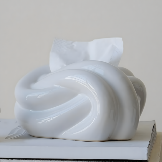 Porcelain Tissue Box